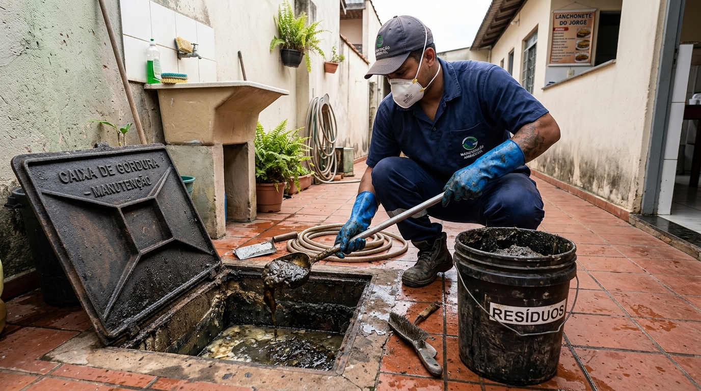 Manutenção de Caixa de Gordura em Feira de Santana‑BA